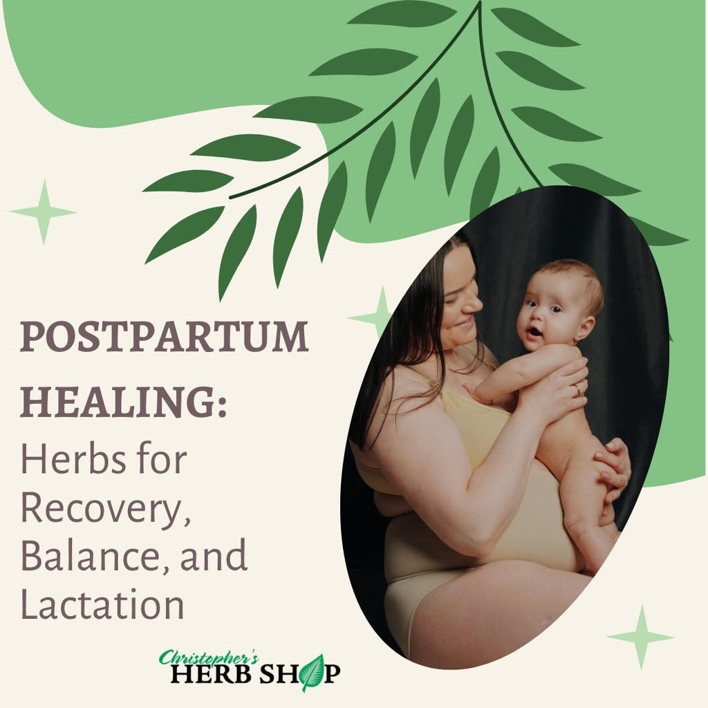 Postpartum Healing: Herbs for Recovery, Balance, and Lactation