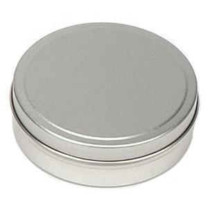 Flat Metal Tin 3 oz - Christopher's Herb Shop