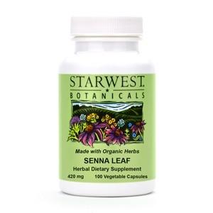 Senna Leaf Capsules - Christopher's Herb Shop