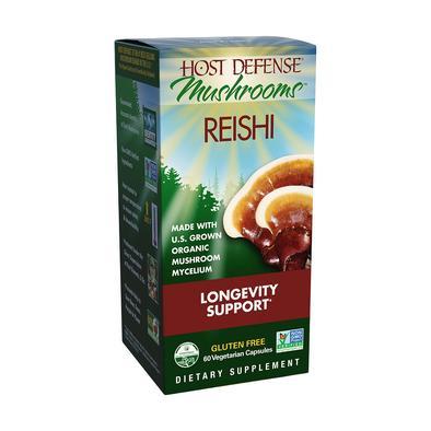 Host Defense® Reishi - 60 Vegetarian Capsules - Christopher's Herb Shop