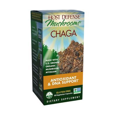 Host Defense® Chaga - 60 Vegetable Capsules - Christopher's Herb Shop