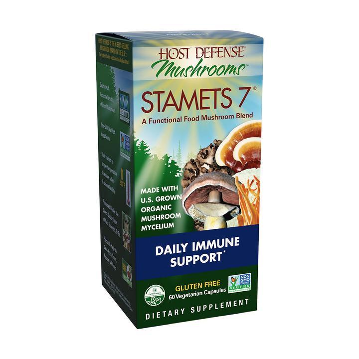 Host Defense® Stamets 7® - 60 Vegetarian Capsules - Christopher's Herb Shop