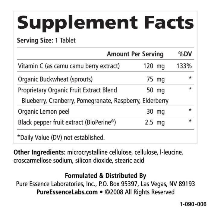 Whole-C™ 30 Tablets - Christopher's Herb Shop