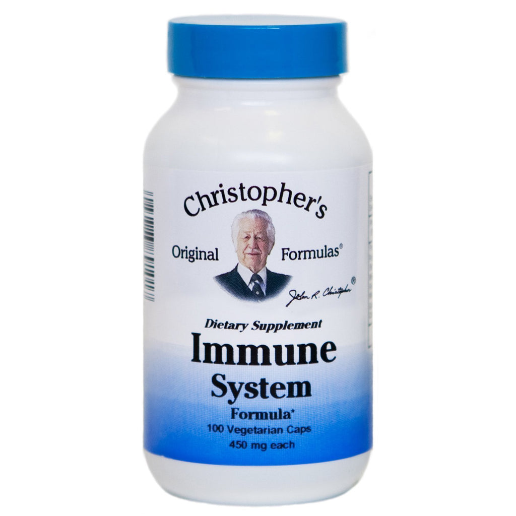 Immune System - 100 Capsules - Christopher's Herb Shop