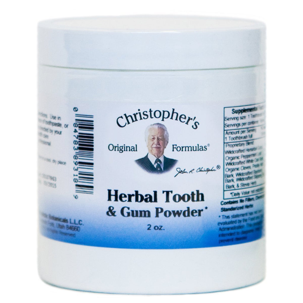 Herbal Tooth & Gum - 2 oz. Powder - Christopher's Herb Shop