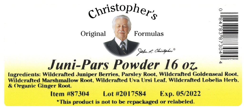 Juni-Pars (Kidney Formula) - Bulk 1 lb. Powder - Christopher's Herb Shop