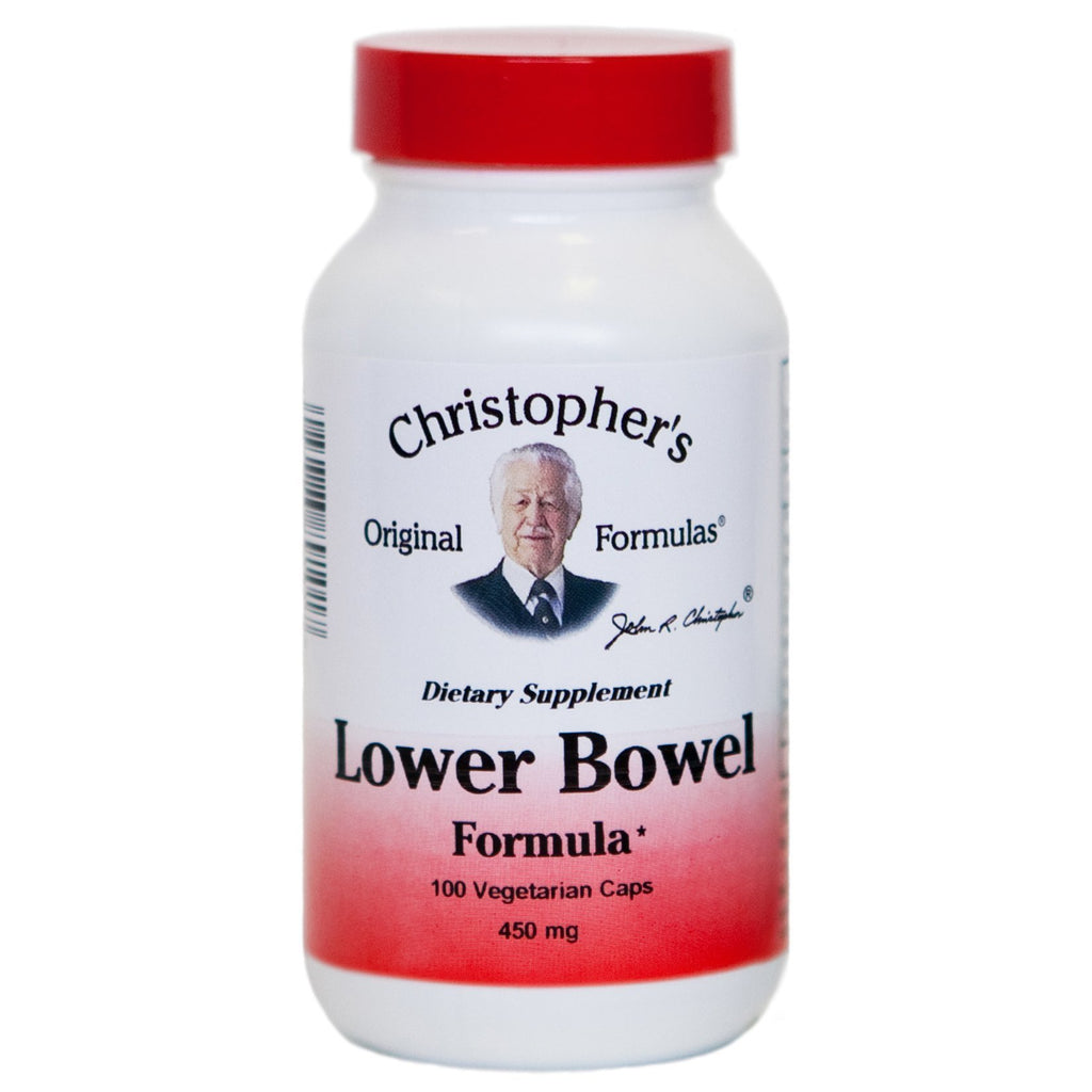 Lower Bowel - 100 Capsules - Christopher's Herb Shop