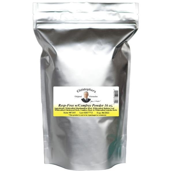 Resp-Free (Lung & Bronchial Formula) -  Bulk 1 lb. Powder - Christopher's Herb Shop