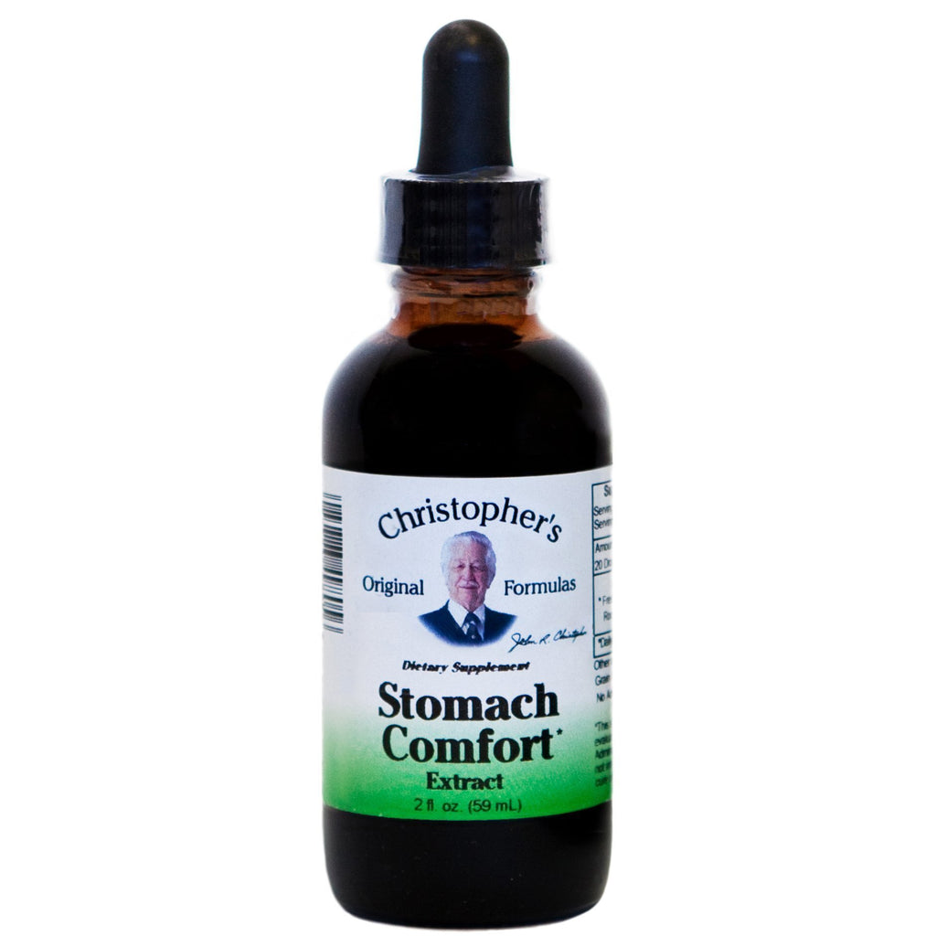 Stomach Comfort - Alcohol Extract 2 oz. - Christopher's Herb Shop