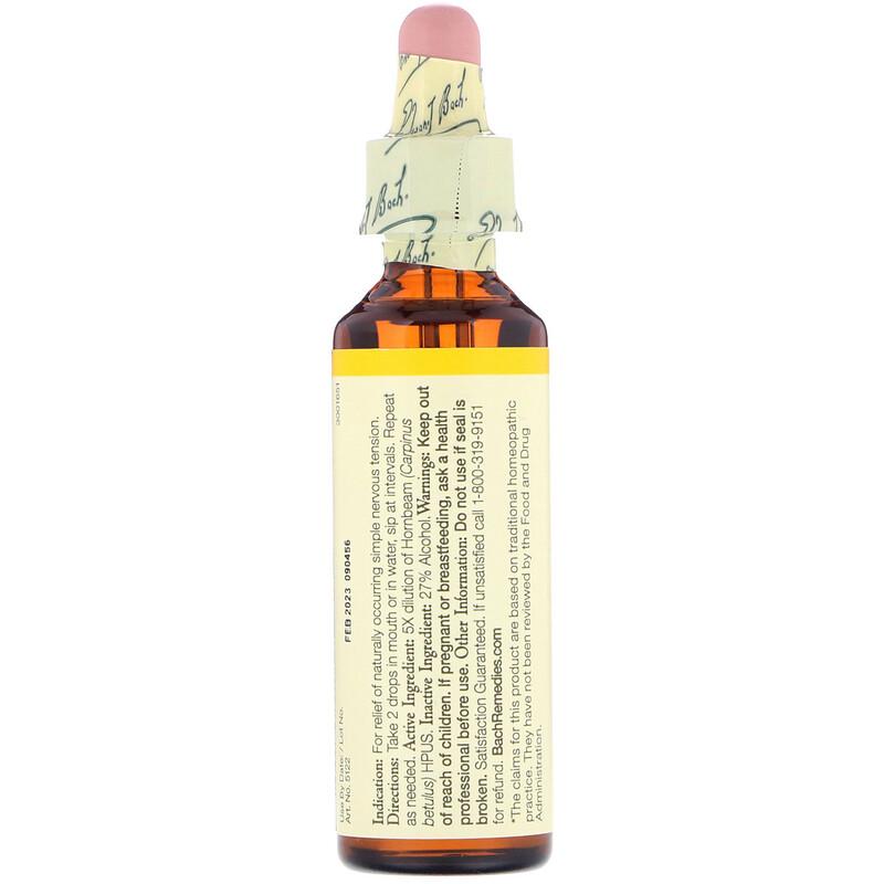 BACH® Hornbeam 20 ml - Christopher's Herb Shop